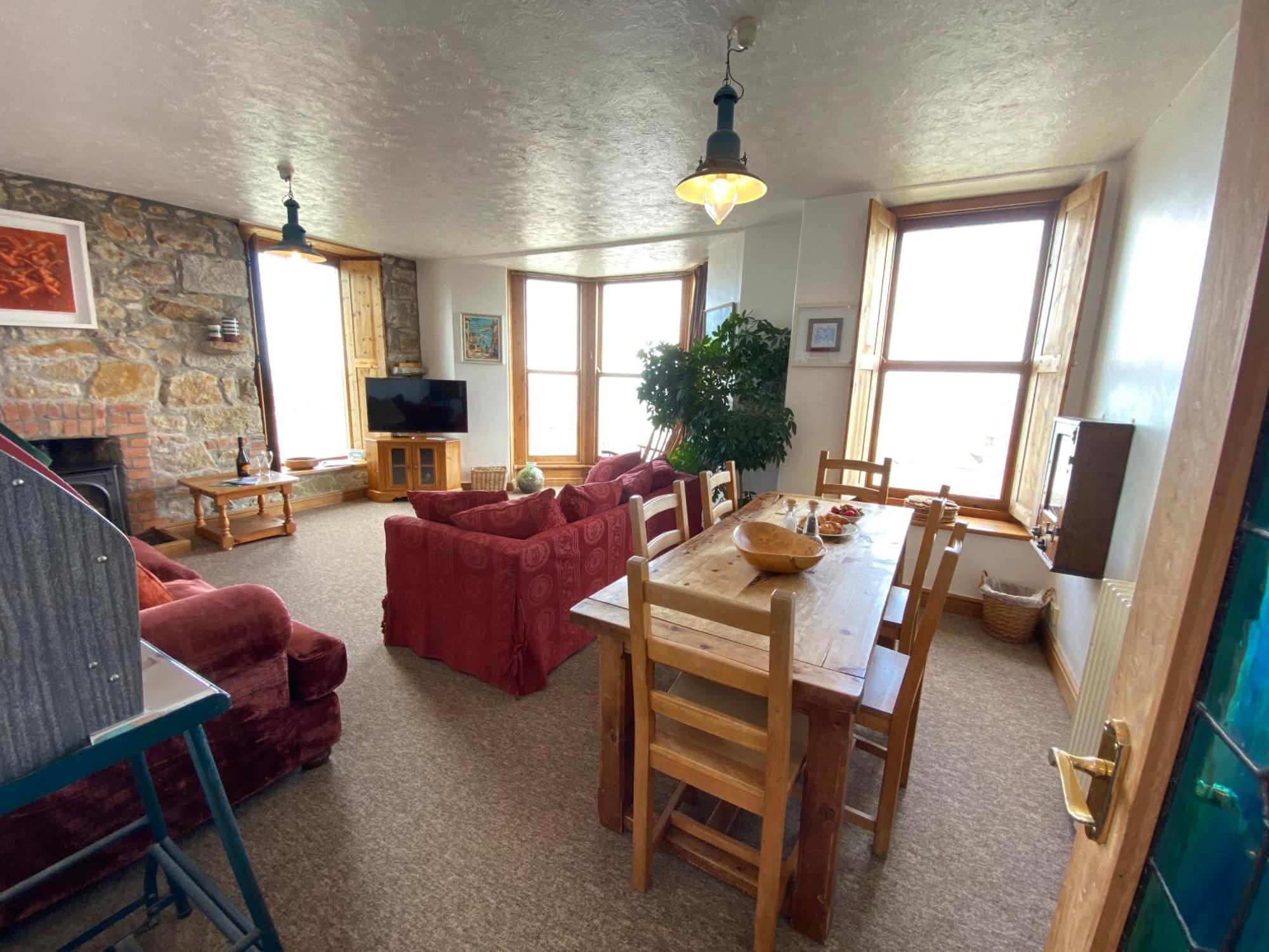 Huer'S Watch A Beautifully Presented Private Apartment With Far Reaching Views Over St Ives Harbour And Bay And Free Onsite Parking For Larger Groups Book Along With Our Connecting Two Sister Apartments Ngoại thất bức ảnh
